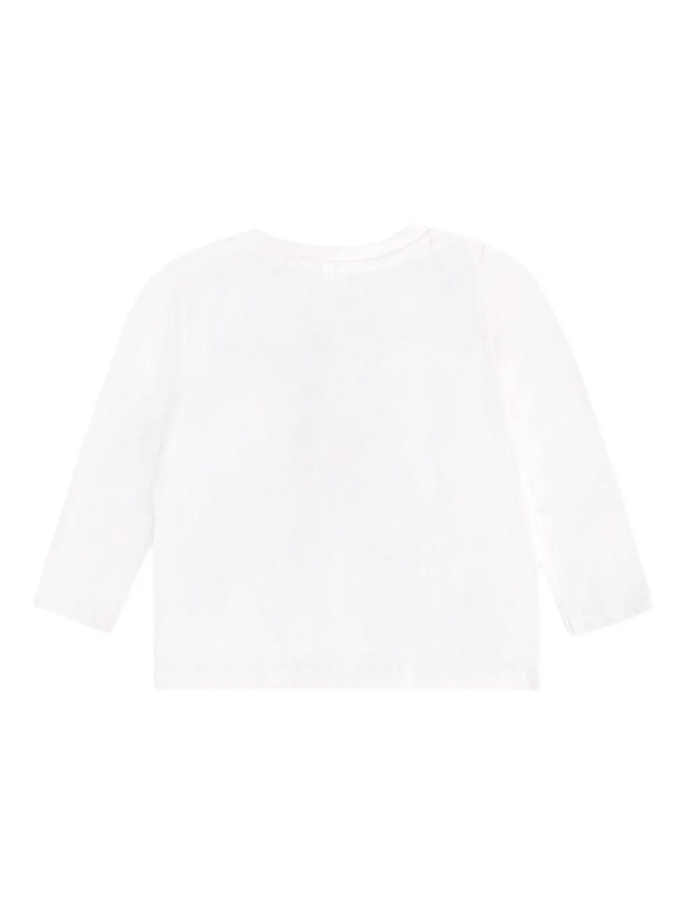 T-shirt per neonati Stella McCartney Kids bianco a maniche lunghe - Image 2