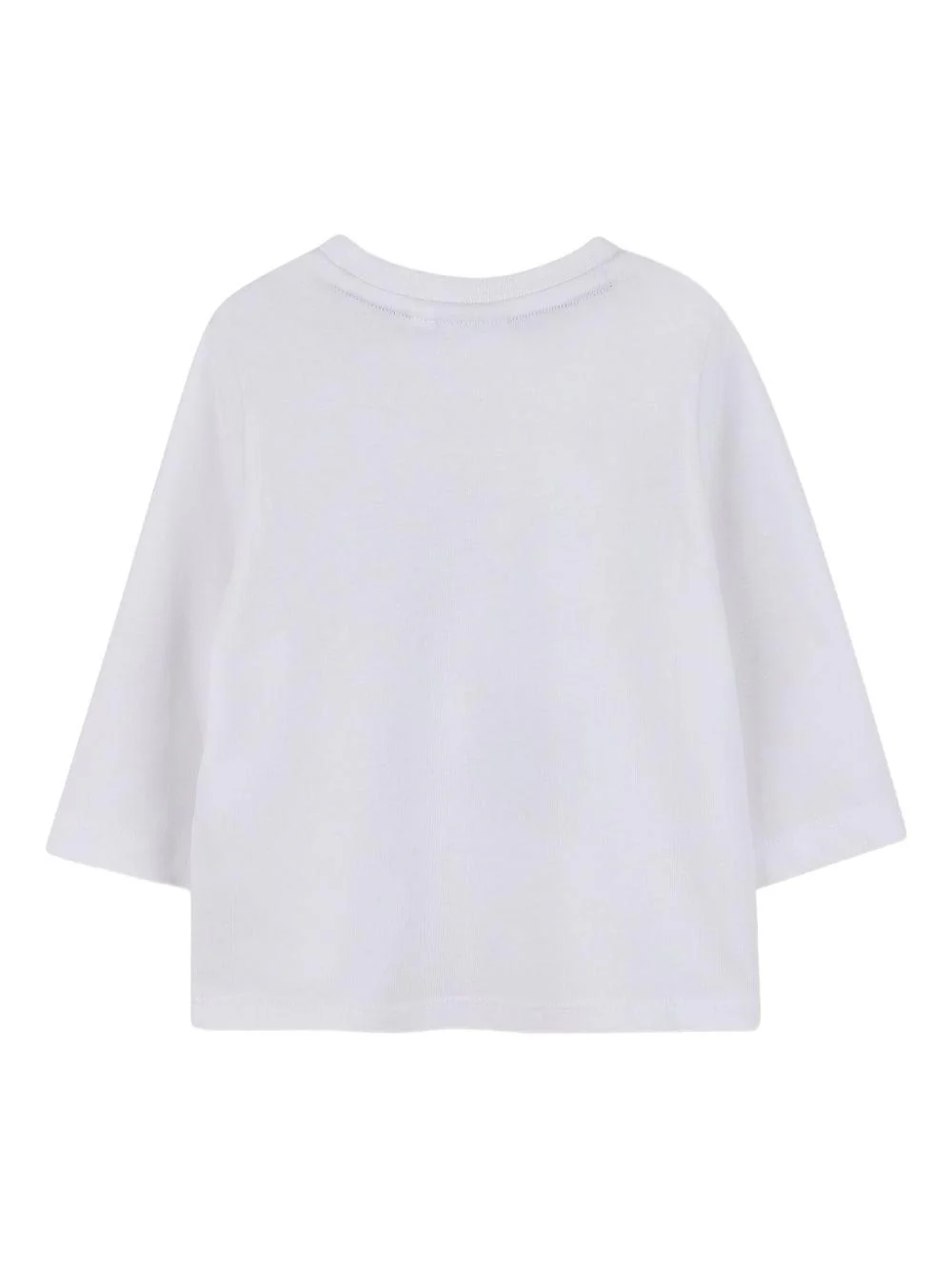 T-shirt per neonato Boss Kidswear bianco con stampa con logo - Image 2