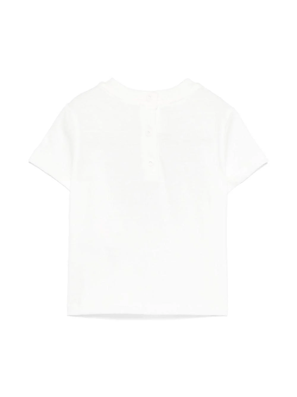 T-shirt per neonato Fendi Kids bianco con stampa grafica sul davanti - Image 3