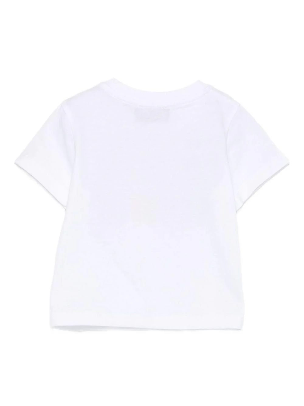 T-shirt per neonato Moschino Kids bianco con stampa matite - Image 2