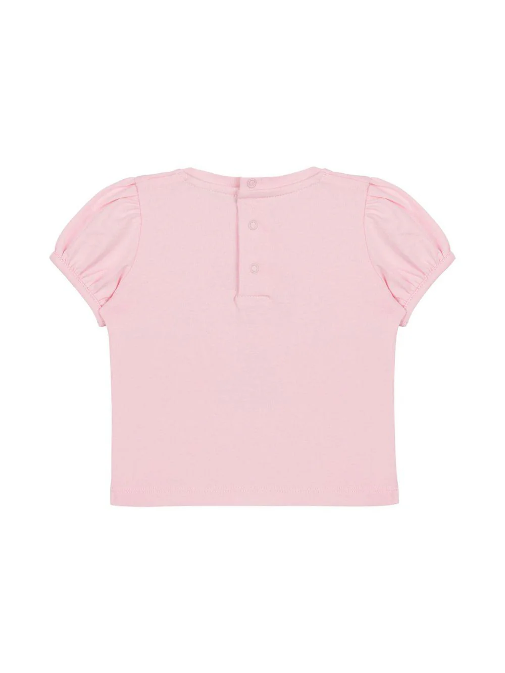 T-shirt Teddy Bear per neonato Moschino Kids rosa con girocollo - Image 2