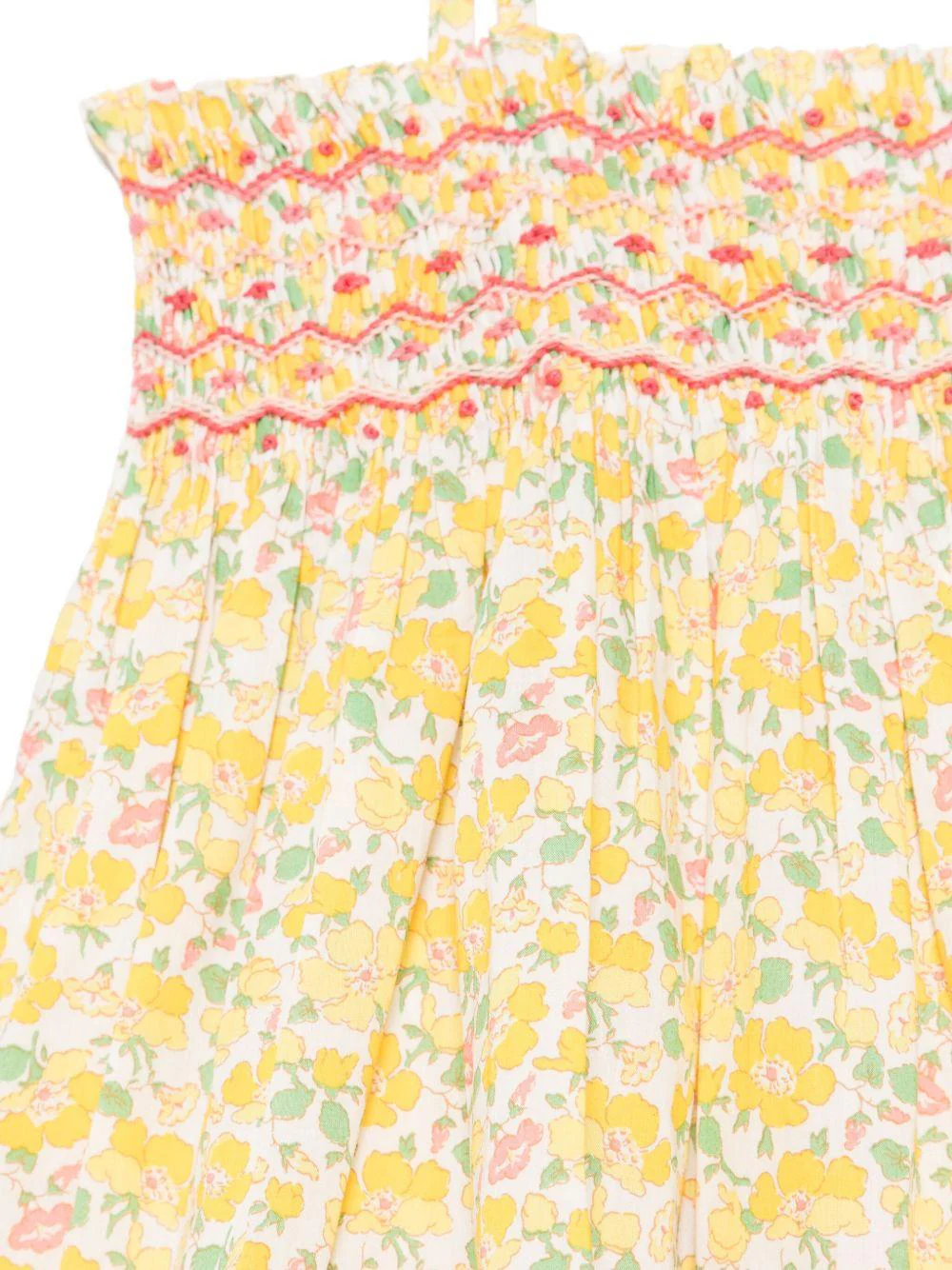 Top Apolline per bambina Bonpoint bianco con spalline sottili - Image 3