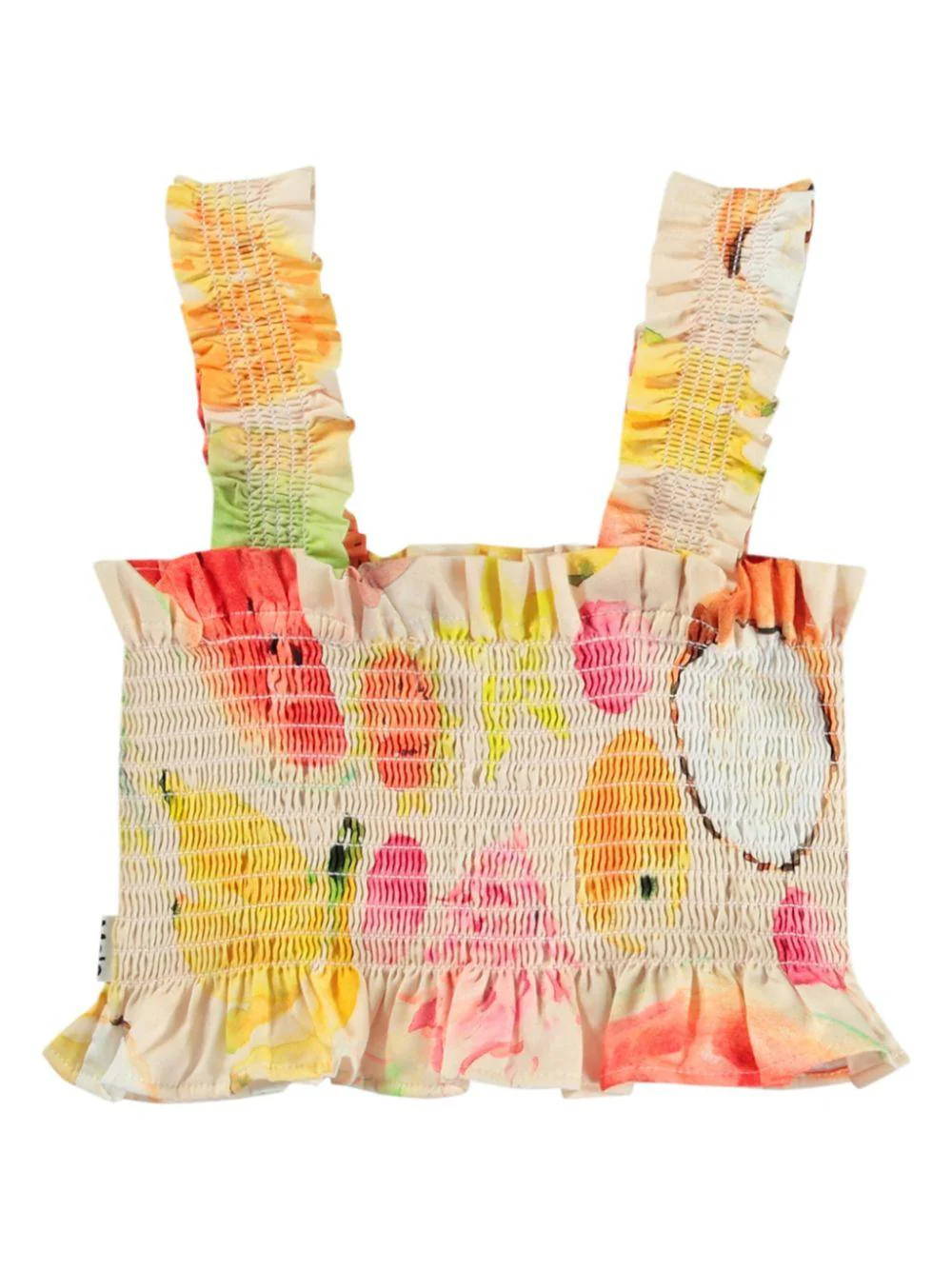 Top per bambina Molo Rolfia beige con stampa grafica all-over - Image 3