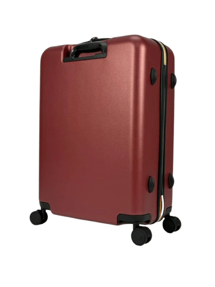 Trolley Eudoxieur per bambini K-Way Kids rosso con monogramma K-Way in rilievo tono su tono - Image 2