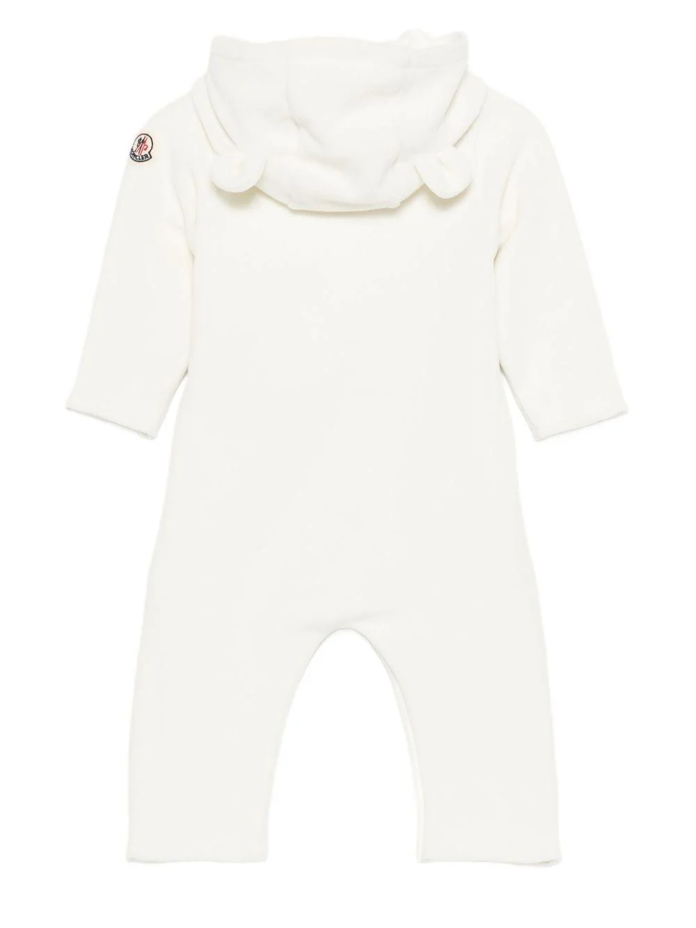 Tuta intera per neonati Moncler Enfant bianco con orecchie da animale - Image 3