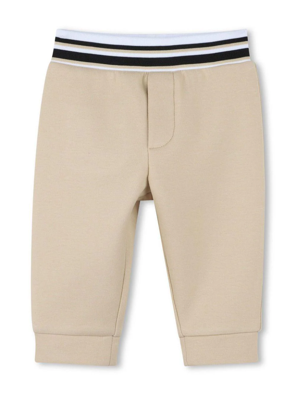 Tuta sportiva per neonato Karl Lagerfeld Kids beige con stampa Ikonik Karl (set di 3) - Image 5