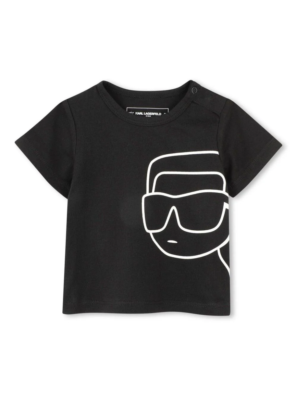 Tuta sportiva per neonato Karl Lagerfeld Kids beige con stampa Ikonik Karl (set di 3) - Image 6