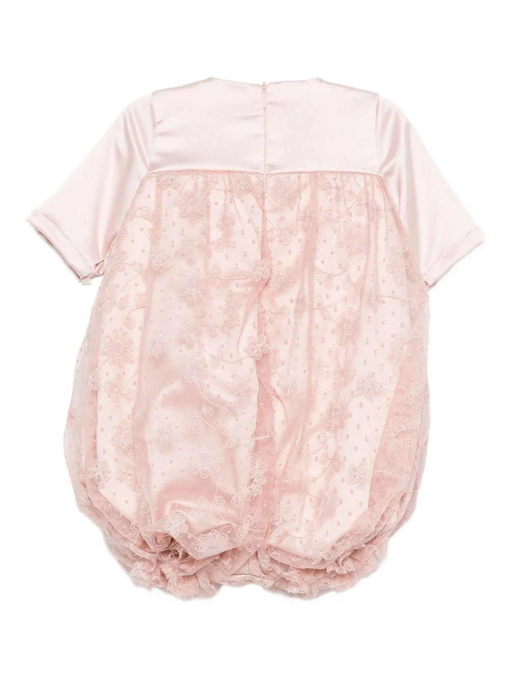 Tutina per neonata A'lapage rosa con dettaglio fiocco - Image 3