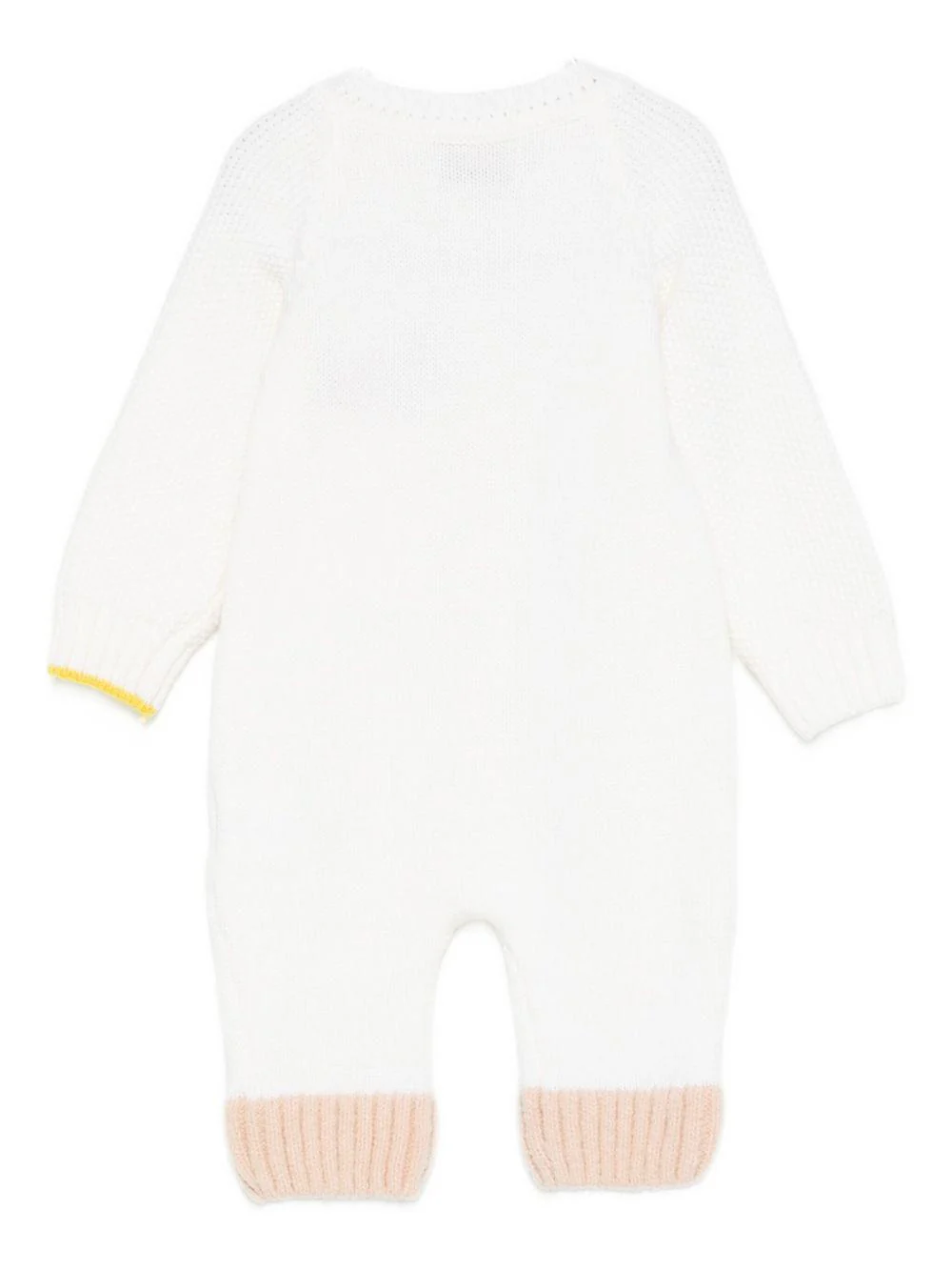 Tutina per neonata Gensami Kids bianco con tasca sul petto - Image 2