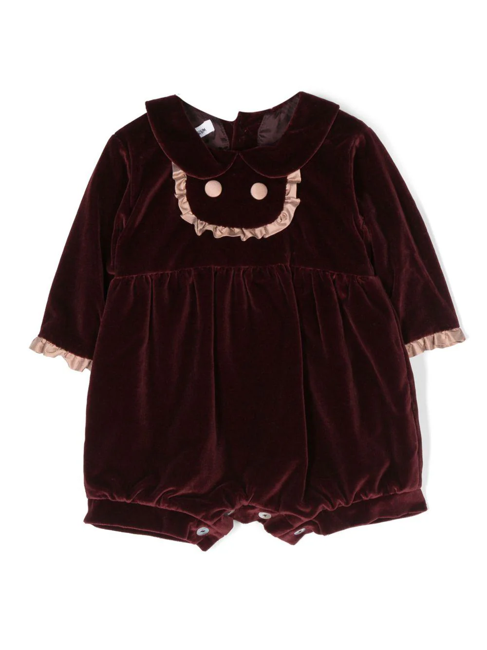 Tutina per neonata JESURUM BABY rosso con ruches