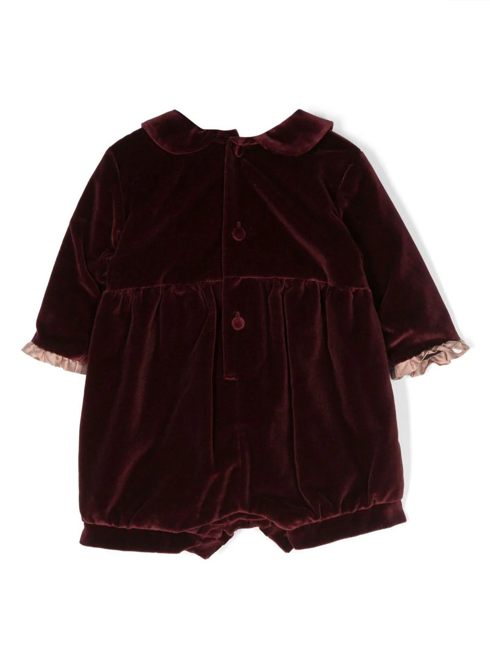 Tutina per neonata JESURUM BABY rosso con ruches - Image 3