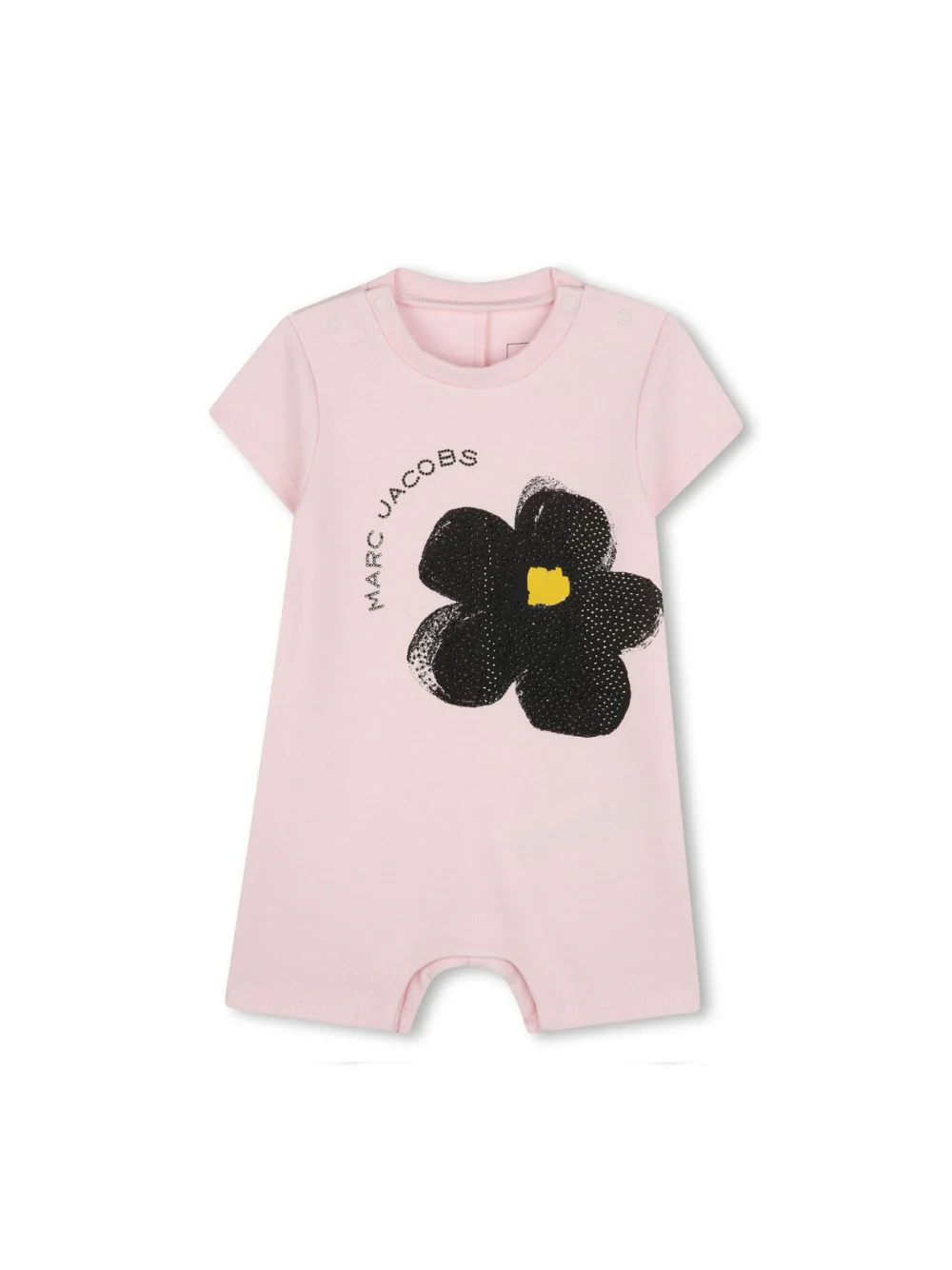 Tutine con stampa per neonata Marc Jacobs Kids rosa con chiusura con abbottonatura a pressione sulle spalle