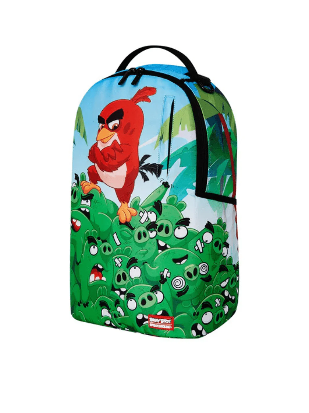 Zaino Angry Birds per bambini Sprayground Kid multicolore con tasche stampa all-over - Image 4