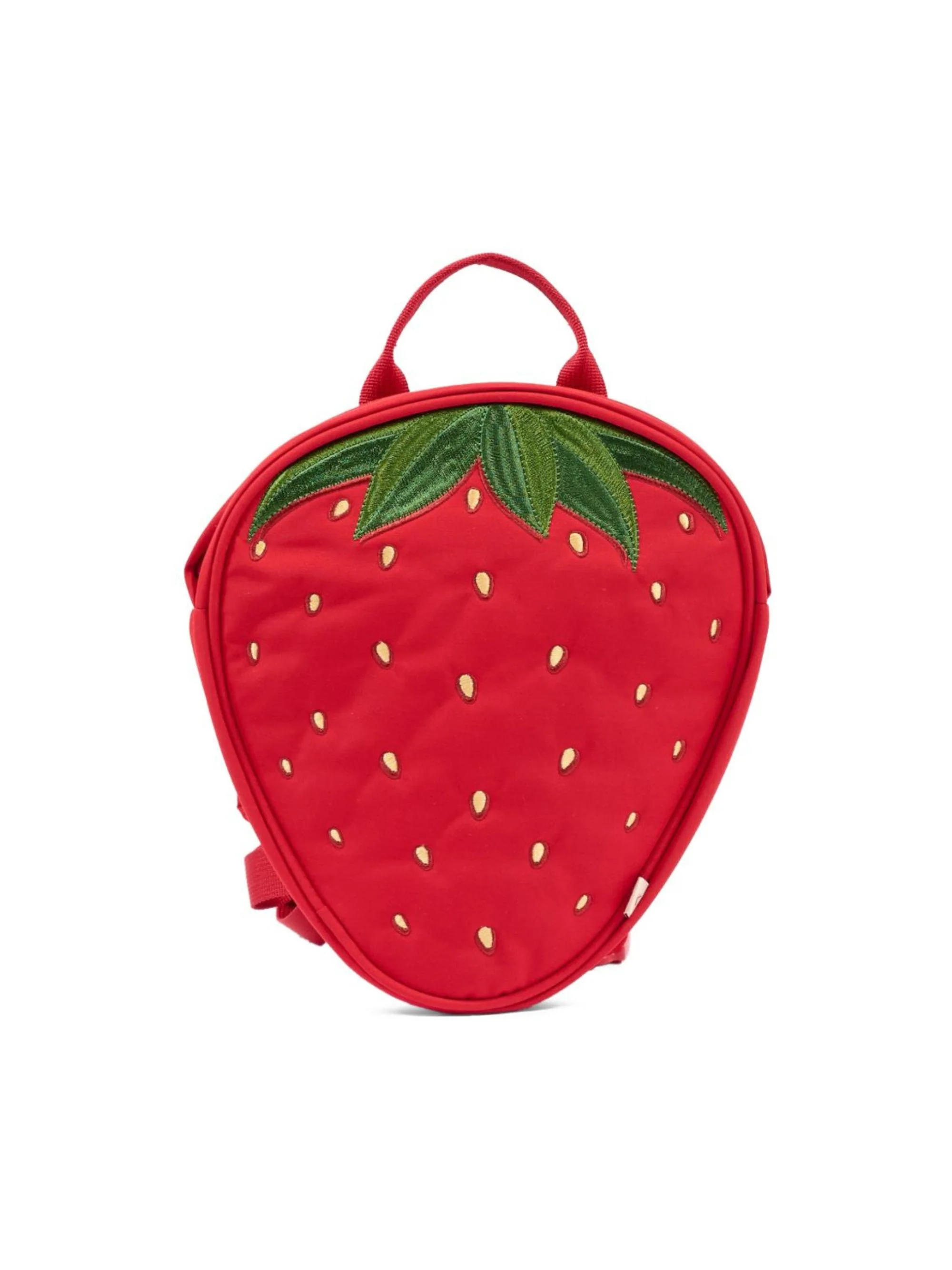 Zaino per bambina Konges Sløjd rosso a forma di fragola - Image 6
