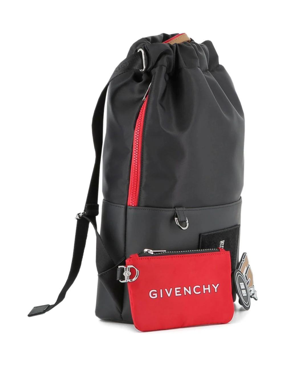 Zaino per bambini Givenchy Kids nero con applicazione con logo - Image 4